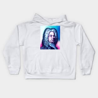 George Frideric Handel Snowy Portrait | George Frideric Handel Artwork 11 Kids Hoodie